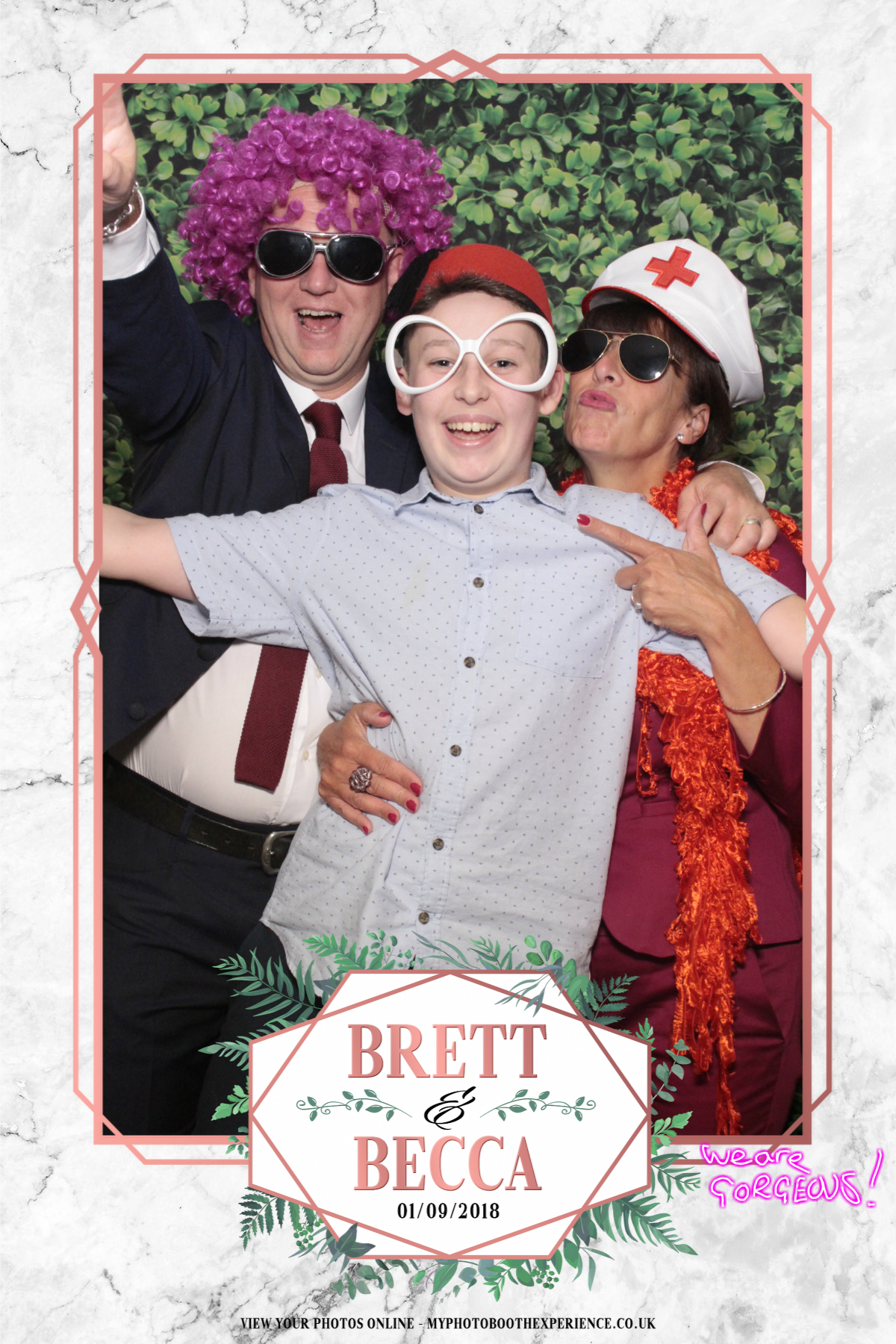 Brett & Becca's Wedding | View more photos from the event at gallery.myphotoboothexperience.co.uk/u/MyPhotoBoothExperienceLtd/Brett-Beccas-Wedding